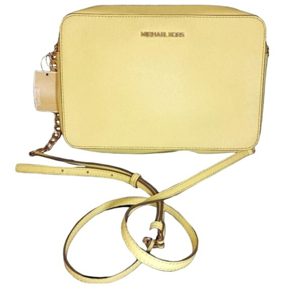 Michael Kors Jet Set Large Saffiano Leather Crossbody Bag SKUCH037